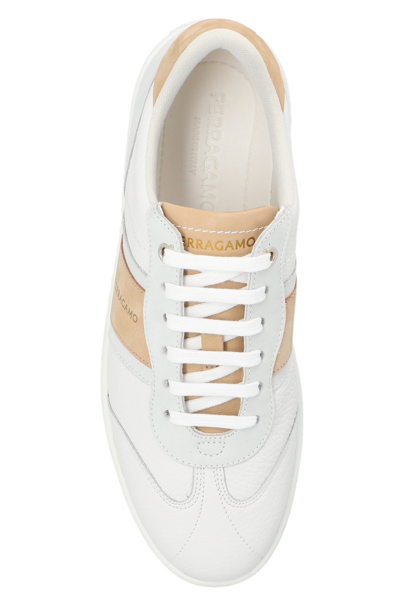 Ferragamo white outlet sneakers